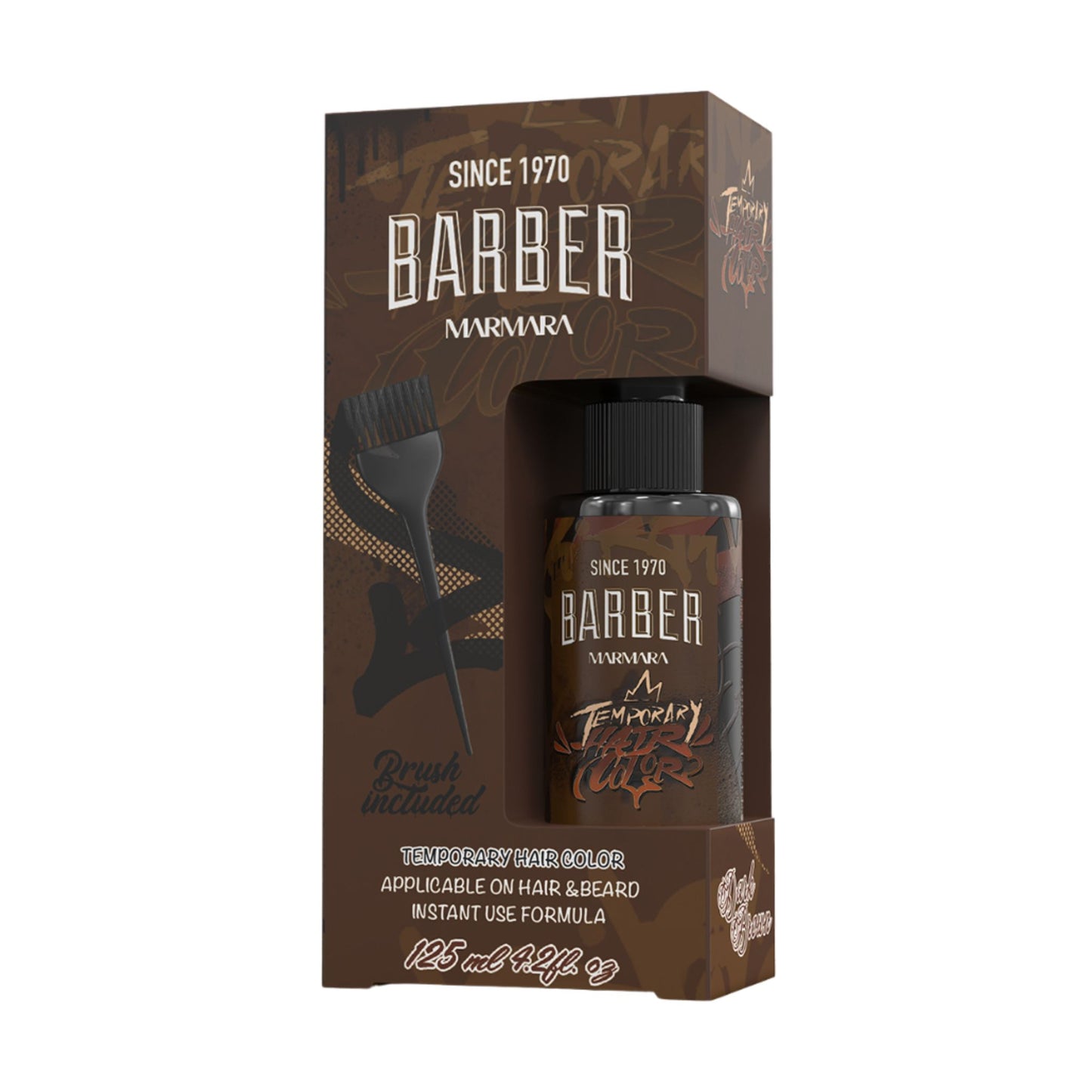 Barber Marmara Haartönung Männer 125ml – Temporäre Farbe für Bart, Schnurrbart & Haar