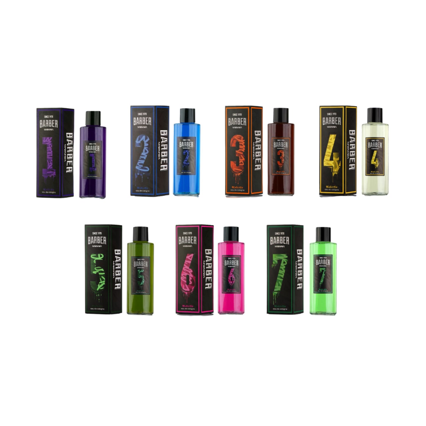 Barber Marmara Cologne 500ml – Klassischer Herrenduft in 7 Sorten