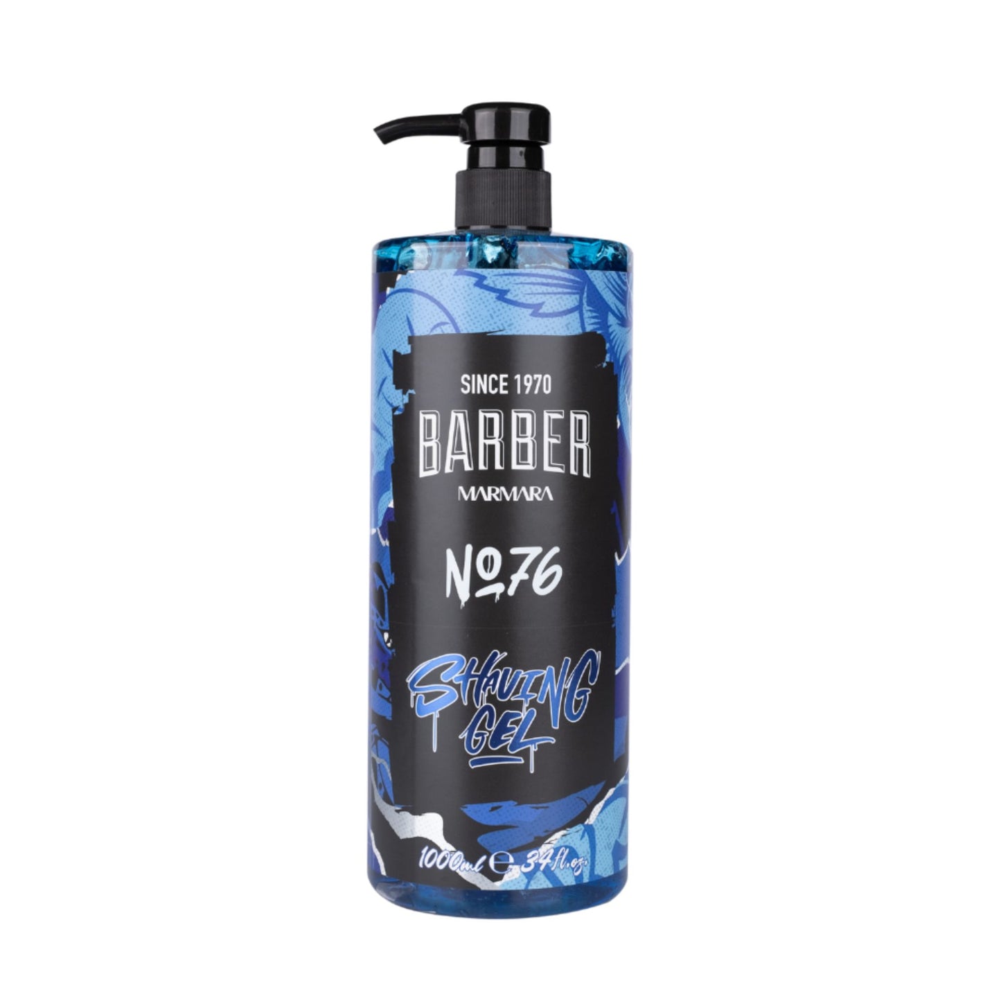 Barber Marmara Rasiergel Männer – 1000 ml mit Pumpspender